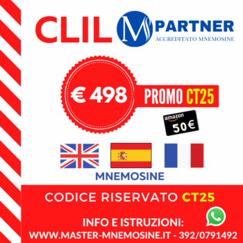 CLIL Mnemosine online 60 CFU in Metodologia CLIL