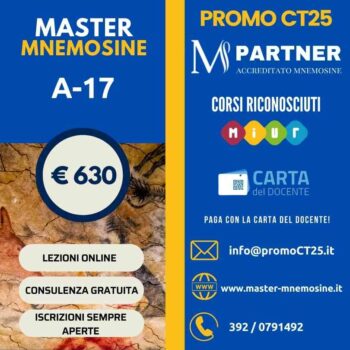 Master A17 Mnemosine utile per l'ex classe di concorso A-17 ora confluita nella A-01