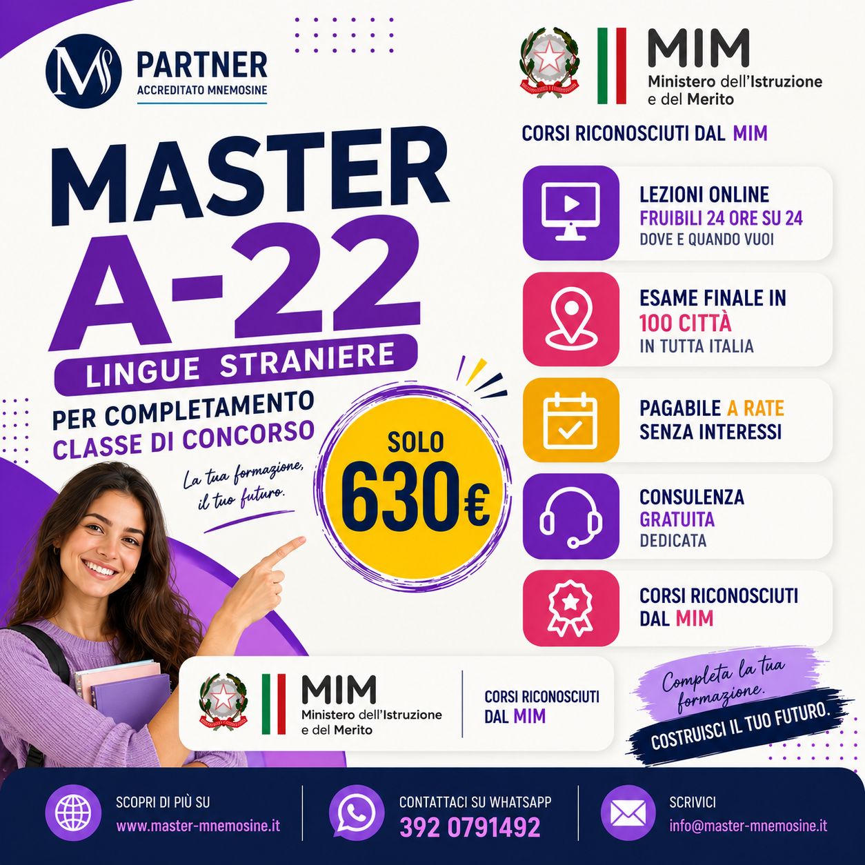 Master A22 Lingue Mnemosine