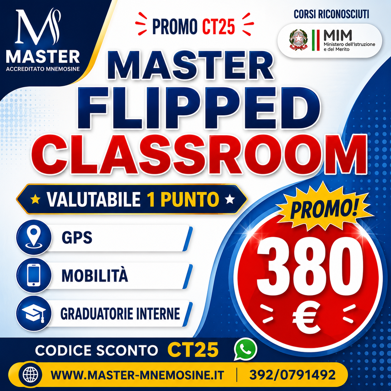 Master Flipped Classroom Mnemosine online per docenti