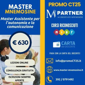 Master Assistente per l'autonomia e la comunicazione Mnemosine