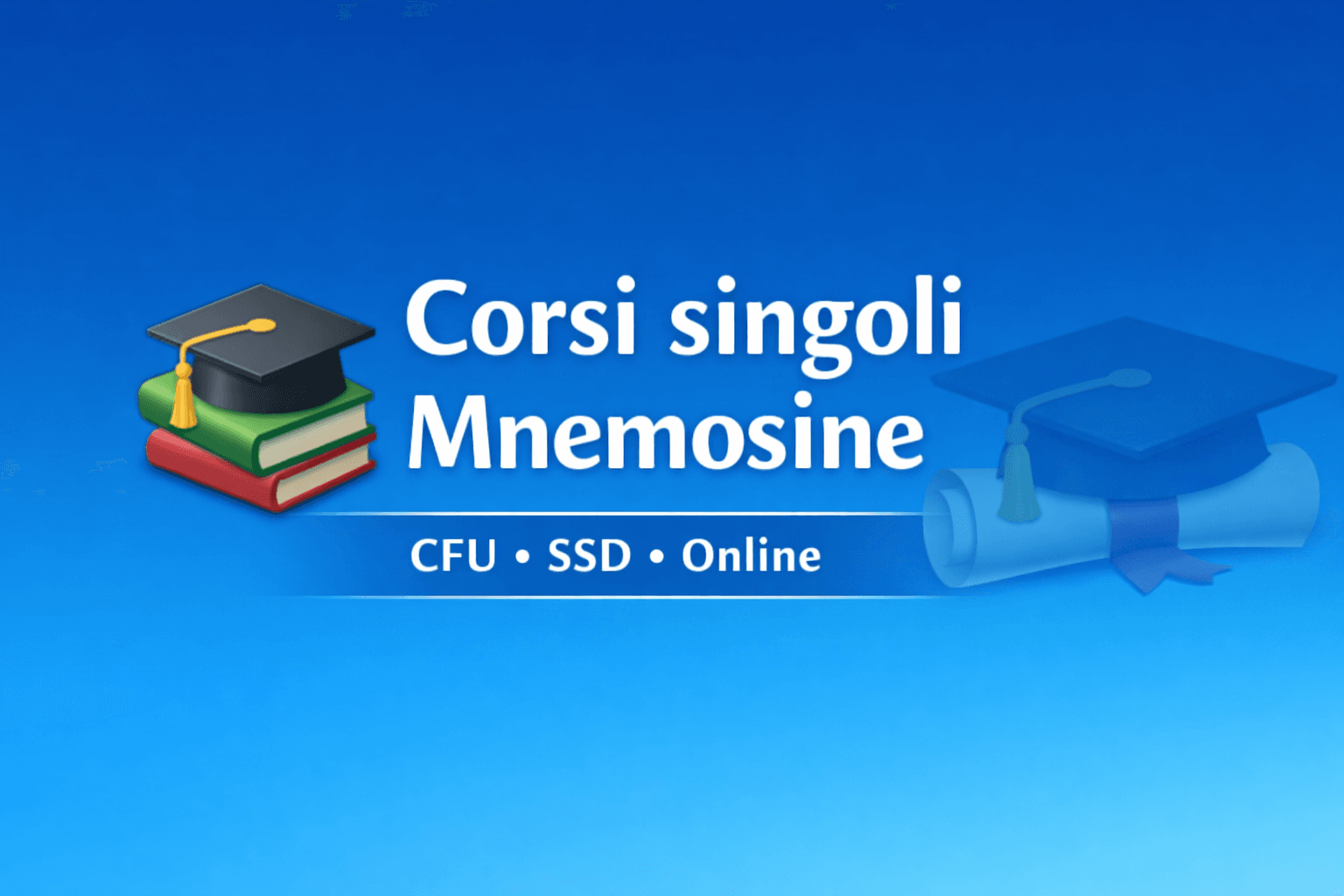 Corsi Singoli Mnemosine online