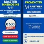 Master A11 Mnemosine per Discipline letterarie e latino