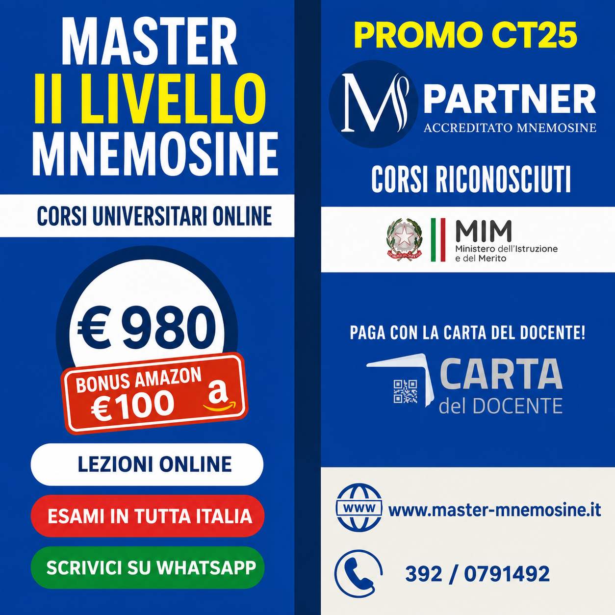 Master II Livello Mnemosine Diritto pubblico e diritto internazionale – area giuridico economica online